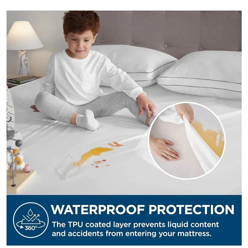 Bedsure Waterproof Mattress Protector Encasement Size Twin XL College Dorm